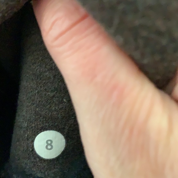 Lululemon Long & Short Of It Jacket Heathered Bark Chocolate Size 8 - Picture 15 of 16